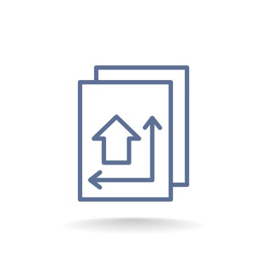 İnşaat planı simgesi