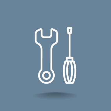 Anahtar ve tornavida simgeler