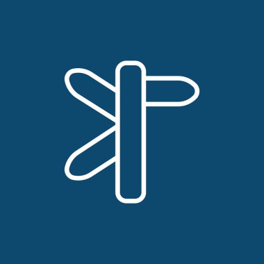 yön işareti simgesi