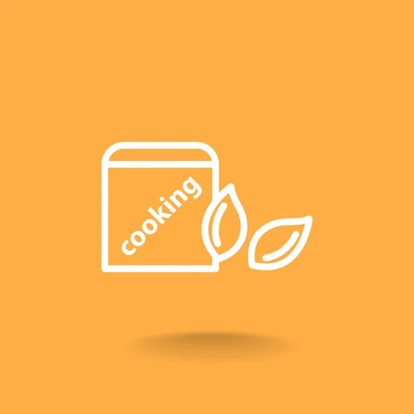 Contenedor de cocina para cereales icono — Archivo Imágenes Vectoriales