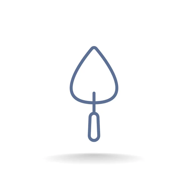 Spackel för att bygga ikon — Stock vektor