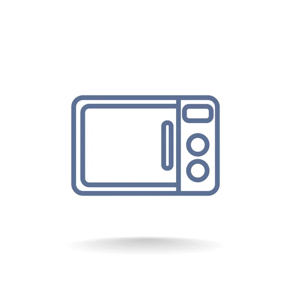 Microwave oven icon — Stock Vector