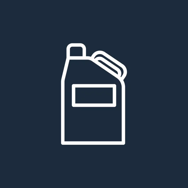 Jerrycan com ícone de óleo — Vetor de Stock