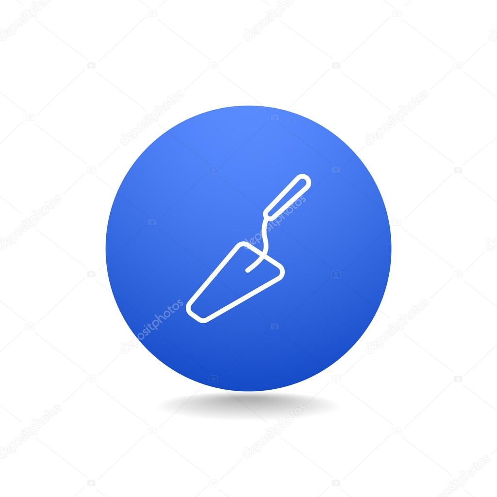trowel tool icon