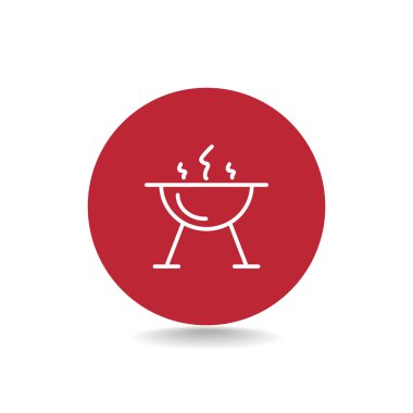 mangal barbekü simgesi