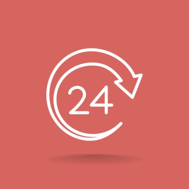 24 saat simgesi