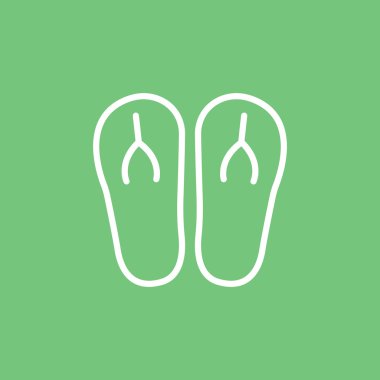 plaj terlikleri simgesi 