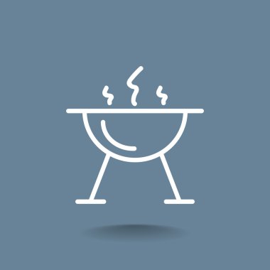 mangal barbekü simgesi