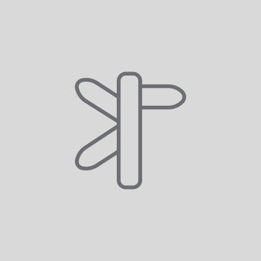 yön işareti simgesi