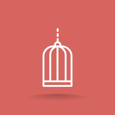 Kuş kafesi kroki simgesi