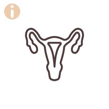 kadın üreme organları simgesi