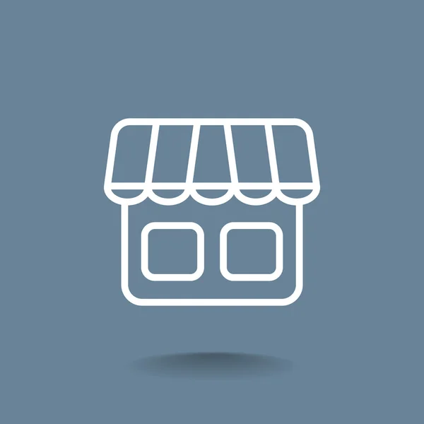 Pictogram winkel of winkel — Stockvector