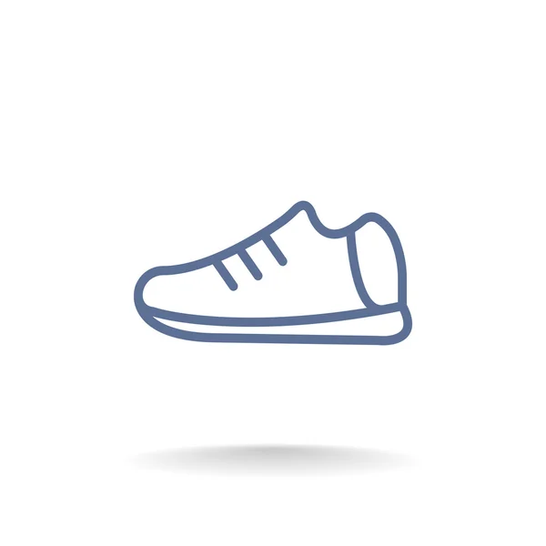 Icona delle scarpe sportive — Vettoriale Stock