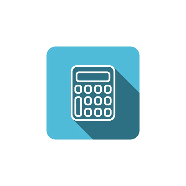 Ikona elektronické kalkulačky — Stockový vektor