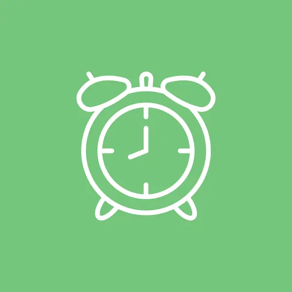 Icono del reloj despertador — Vector de stock