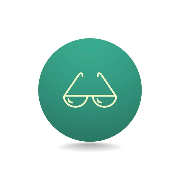 Gafas de sol icono web — Vector de stock