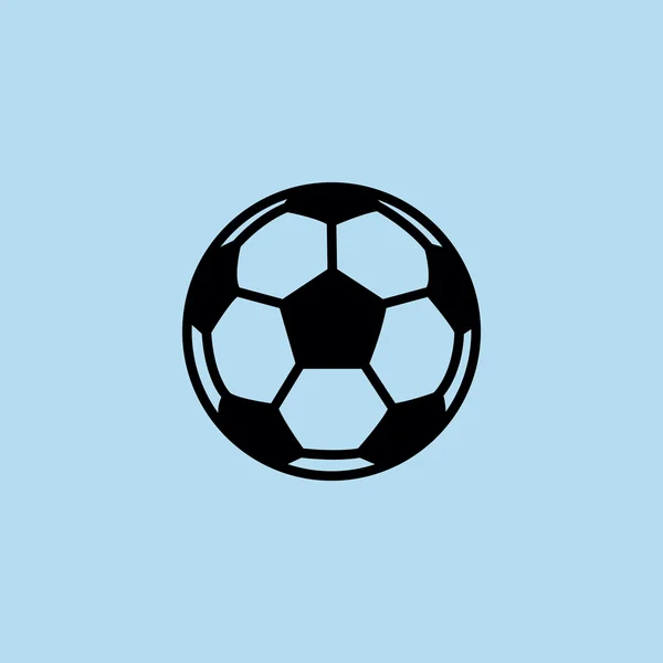 Icône de ballon de football — Image vectorielle