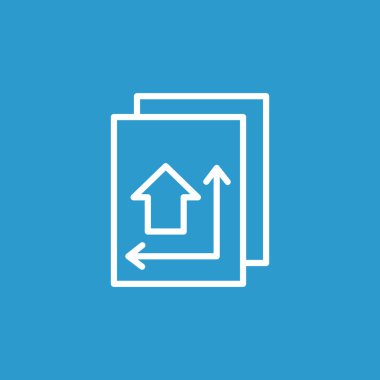 İnşaat planı simgesi