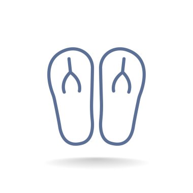 plaj terlikleri simgesi 