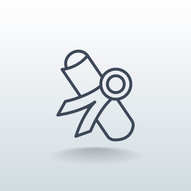 Diploma veya sertifika simge