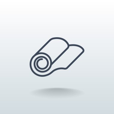 rulo duvar kağıdı simgesinin