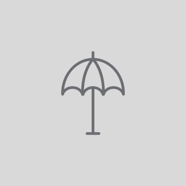 Plaj Şemsiyesi Simgesi