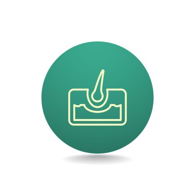 insan saçı simgesi