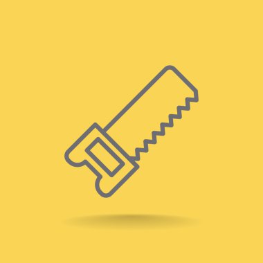 ahşap simgesine demir testeresi