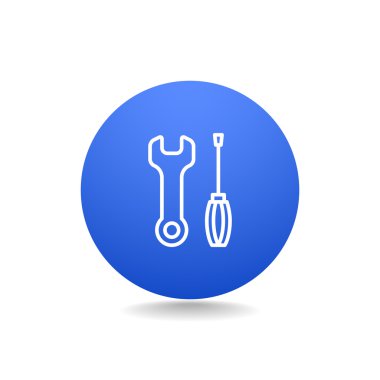 Anahtar ve tornavida simgeler