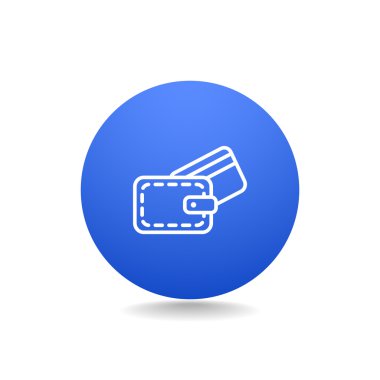 M-cüzdan ile kredi kartı simgesi