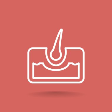 insan saçı simgesi