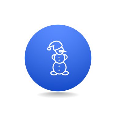 Yılbaşı kardan adam simgesi