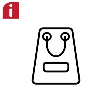 Ambalaj ya da çanta simgesi