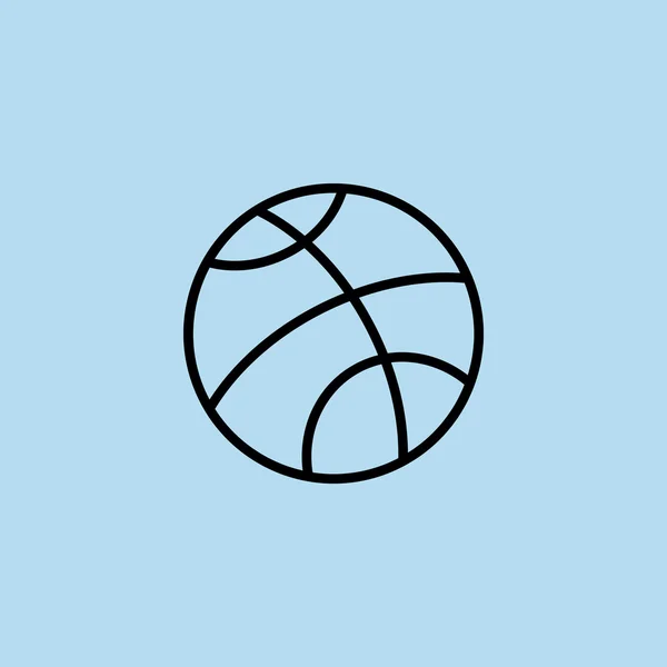 Μπάσκετ αθλητισμού εικονίδιο — Διανυσματικό Αρχείο