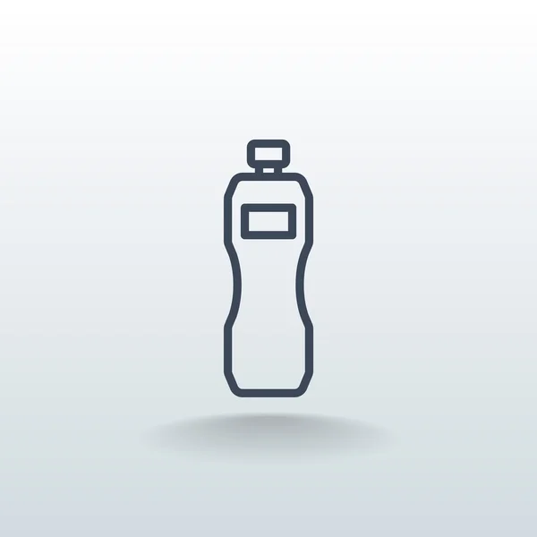 Plastik şişe simgesi — Stok Vektör