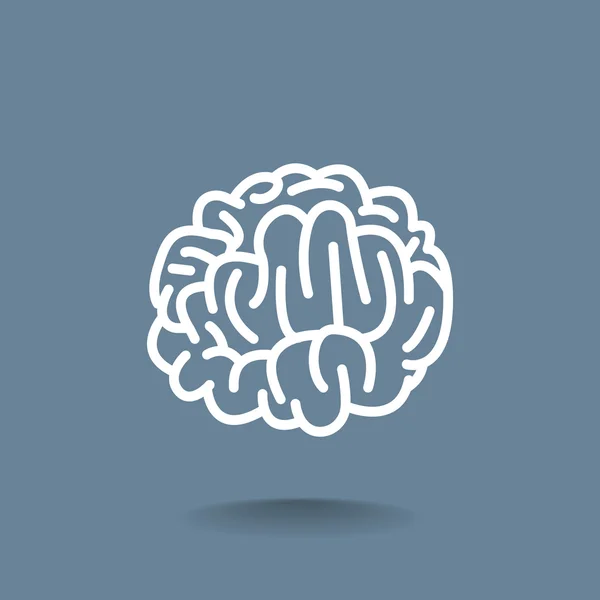 Human Brain Icon — Stock Vector