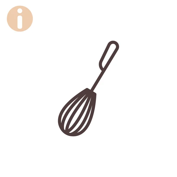 Icône fouet de cuisine — Image vectorielle