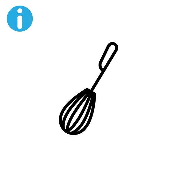 Icono de batidor de cocina — Vector de stock