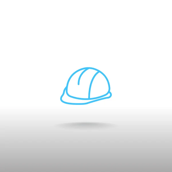 Icono del casco de construcción — Archivo Imágenes Vectoriales