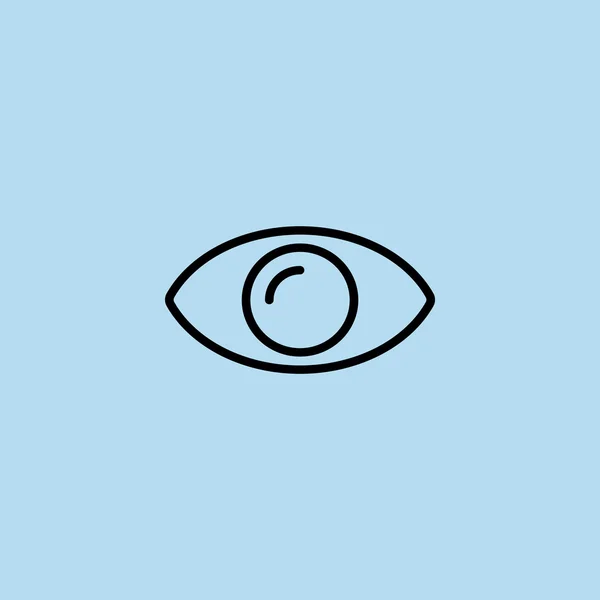 Symbol des menschlichen Auges — Stockvektor