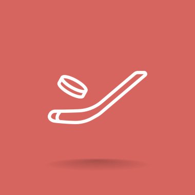 buz hokeyi simgesi için sopa