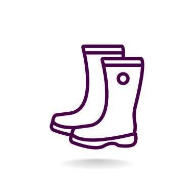 Sakız çizmeler simgesi