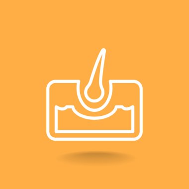 insan saçı simgesi