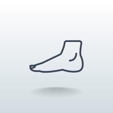 İnsan ayağı simgesi