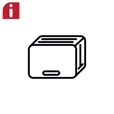 mutfak ekmek kızartma makinesi simgesini