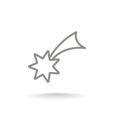 Noel yıldızı simge. 