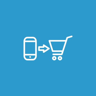 bir cep telefonu satın alma simgesi