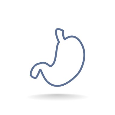 İnsan mide organı simgesi