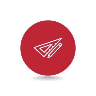 Cetvel simgesi olan kalem