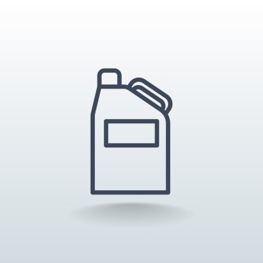 Bidon petrol simgesiyle